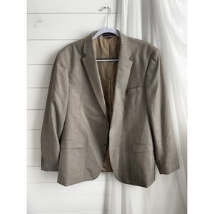 Tommy Hilfiger Men's Modern-Houndstooth‎ Windowpane Silk and Wool R44
